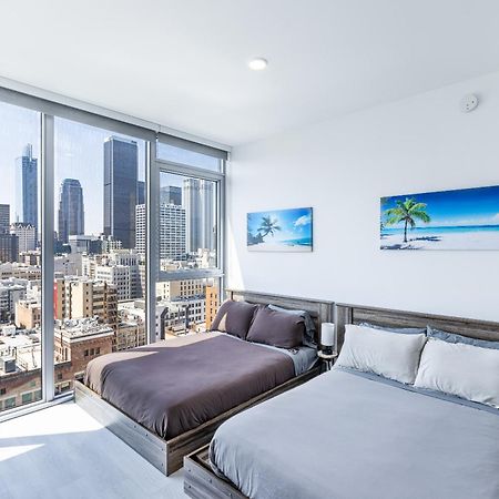 Top Floor High Rise 3 Bed Dtla Skyscraper Penthouse Los Angeles Exteriör bild