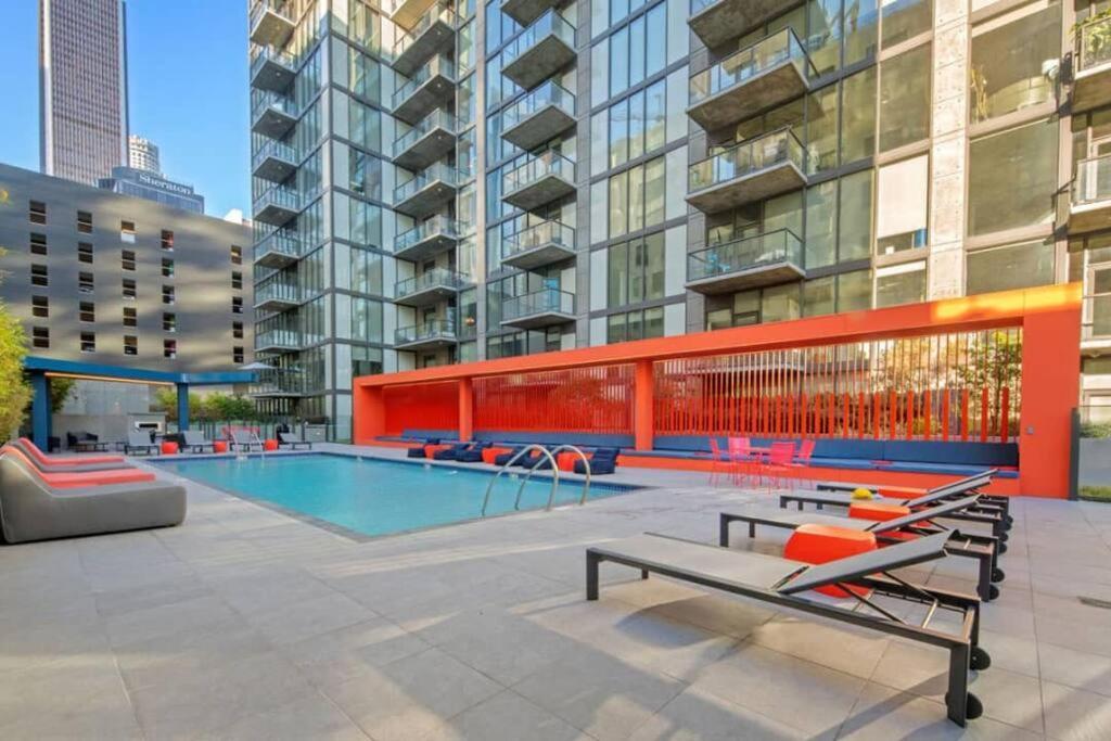 Top Floor High Rise 3 Bed Dtla Skyscraper Penthouse Los Angeles Exteriör bild