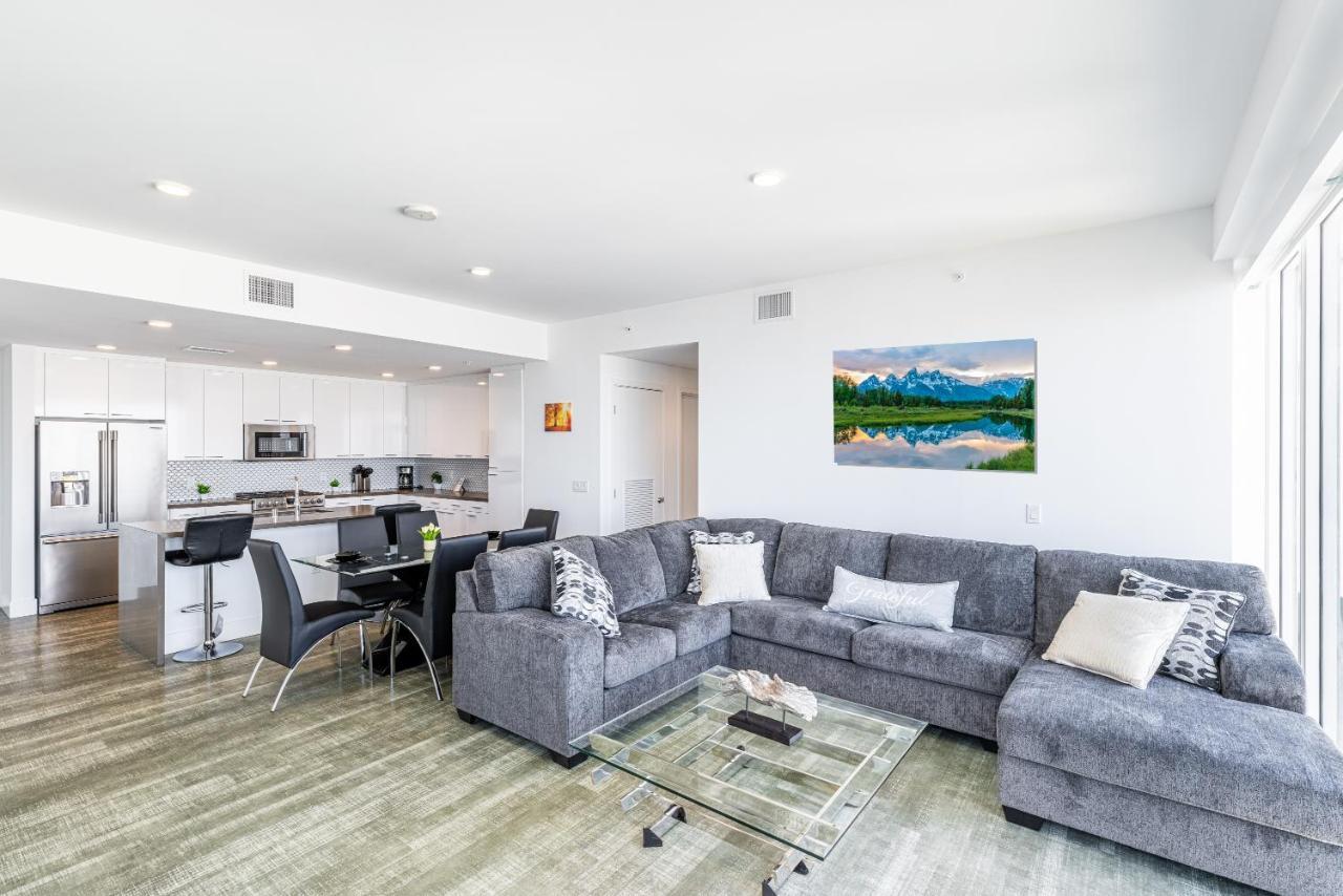 Top Floor High Rise 3 Bed Dtla Skyscraper Penthouse Los Angeles Exteriör bild