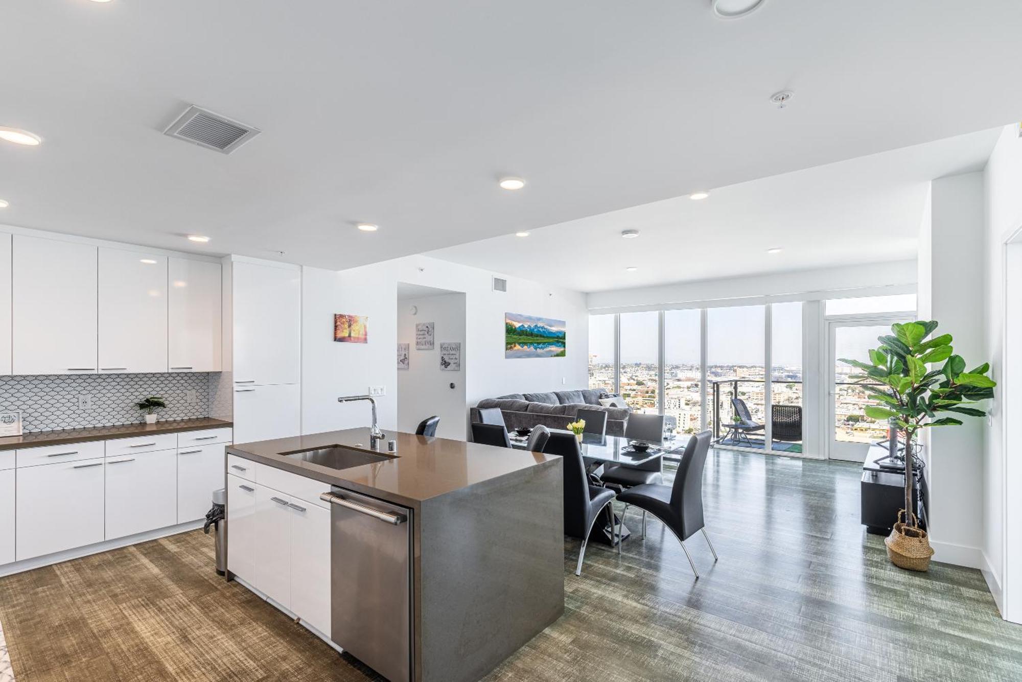 Top Floor High Rise 3 Bed Dtla Skyscraper Penthouse Los Angeles Exteriör bild