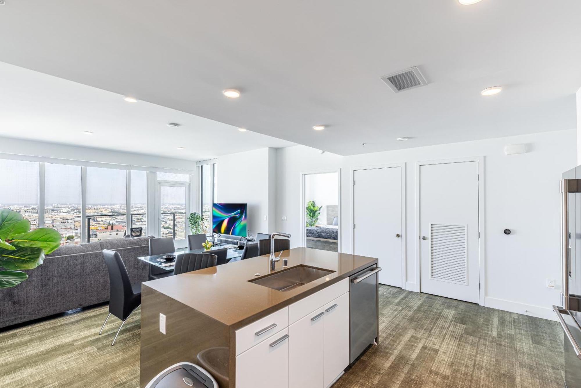 Top Floor High Rise 3 Bed Dtla Skyscraper Penthouse Los Angeles Exteriör bild