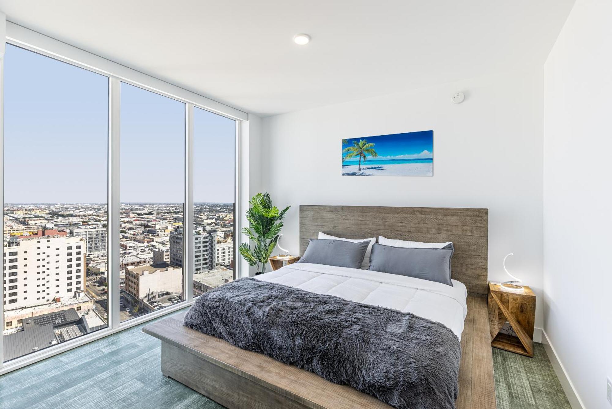 Top Floor High Rise 3 Bed Dtla Skyscraper Penthouse Los Angeles Exteriör bild