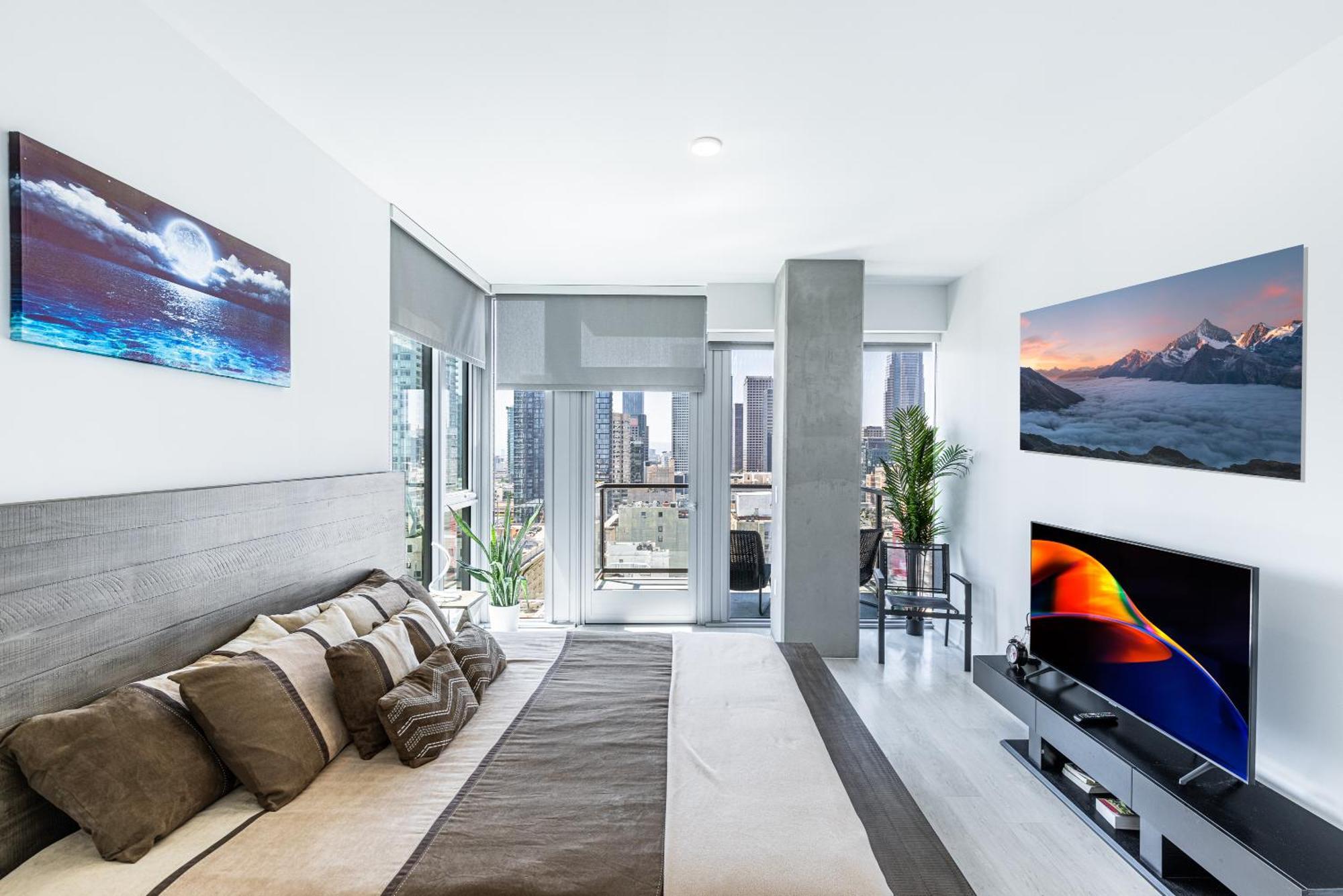 Top Floor High Rise 3 Bed Dtla Skyscraper Penthouse Los Angeles Exteriör bild
