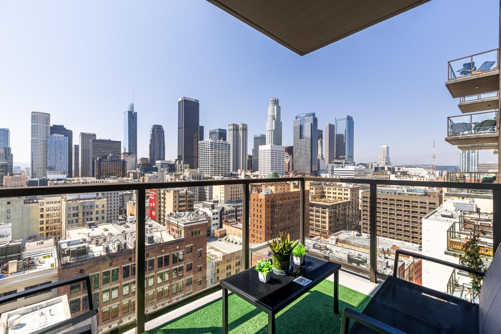 Top Floor High Rise 3 Bed Dtla Skyscraper Penthouse Los Angeles Exteriör bild